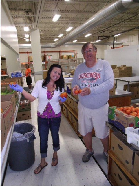 Volunteers at work at St. Joseph Food Program. Image Studios photo