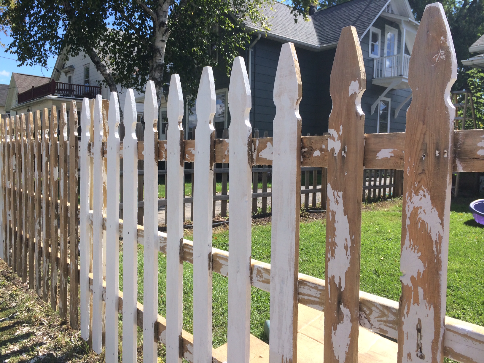 fence close up-unpainted +