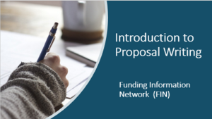 Introduction to Proposal Writing - Funding Information Network (FIN) @ Lawrence University’s Thomas A. Steitz Hall of Science, room 102
